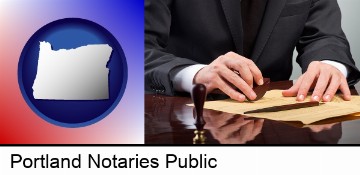 a notary public in Portland, OR