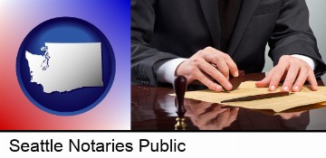 a notary public in Seattle, WA